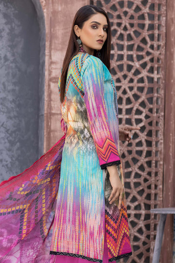 Adan Libas Glacier Digital Printed & Embroidered Lawn 2PC 2022 Online Shopping